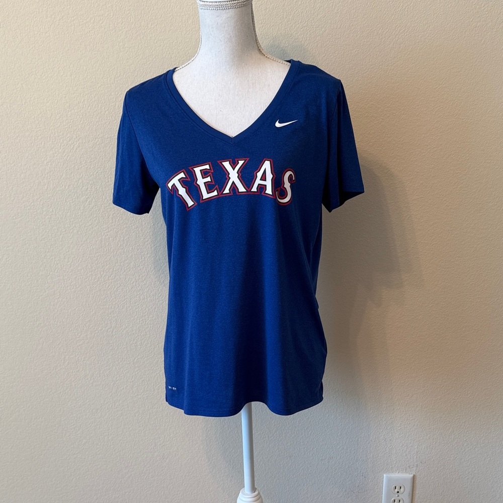 Nike Women's Blue Texas Short Sleeve Tee